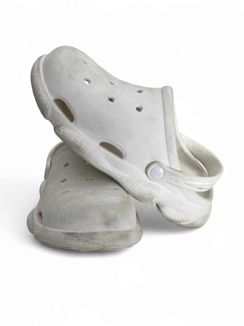 Youth 3Y Unisex Women’s Size 5 White Sandal Clogs Slides Ankle Strap SHEIN
